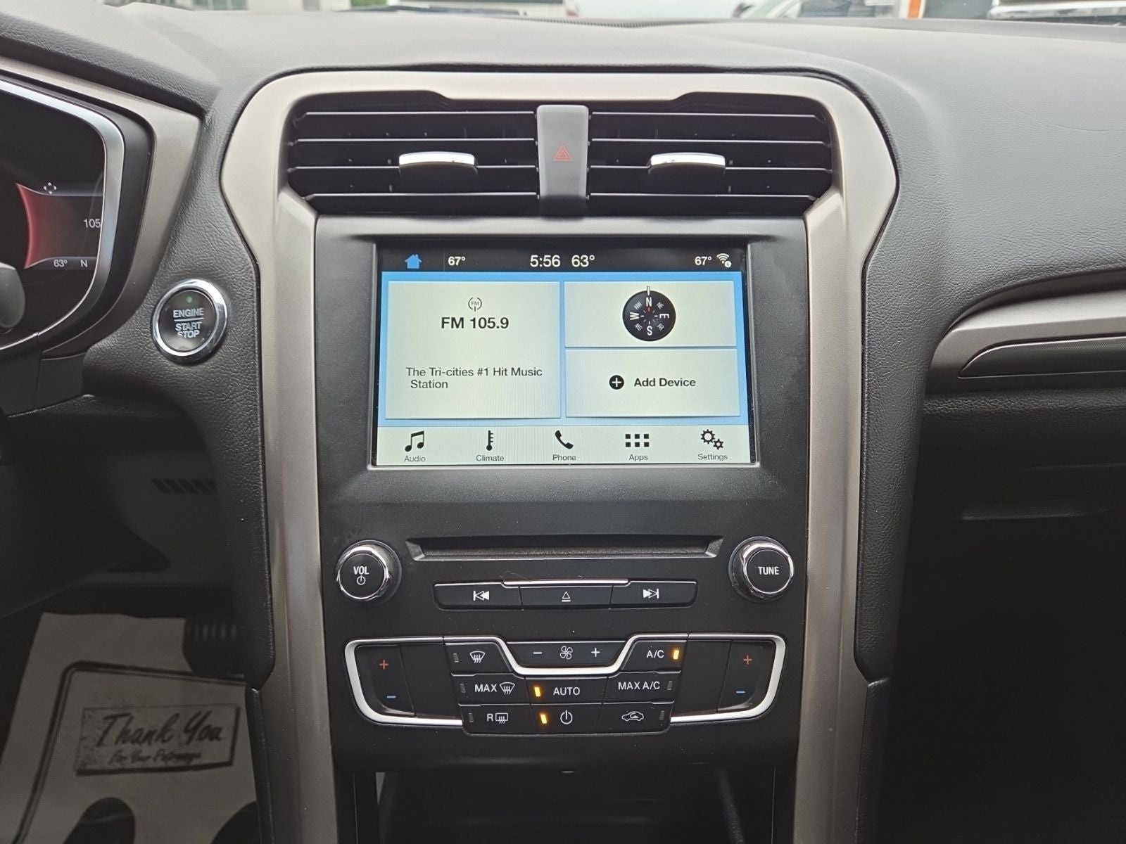 2017 Ford Fusion SE 201A