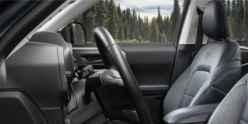 Bronco Sport model interior view